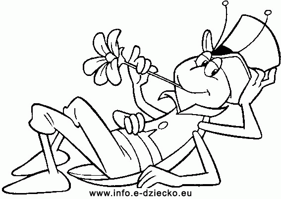 Pszczółka Maja kolorowanki